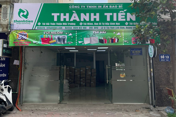 Văn phòng công ty Thành Tiến Plastic tại Hà Nội