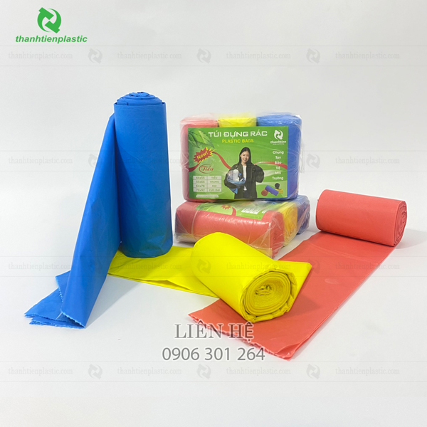 Túi đựng rác 3 màu chất lượng cao cung cấp Hà Nội, TPHCM