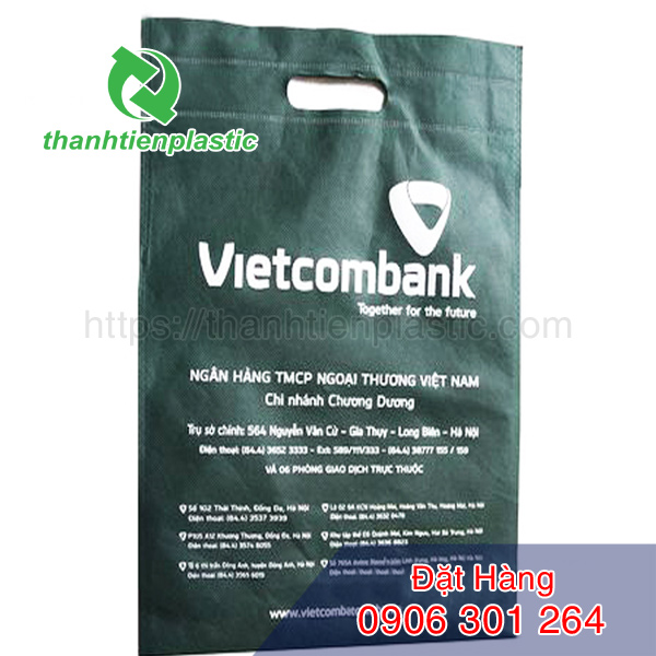Xưởng in túi ngân hàng Vietcombank giá rẻ nhất Hà Nội