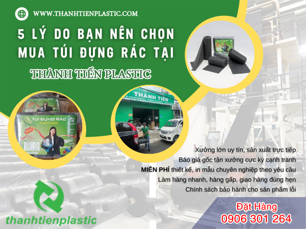 Công ty sản xuất túi đựng rác giá rẻ tại Hà Nội và TPHCM