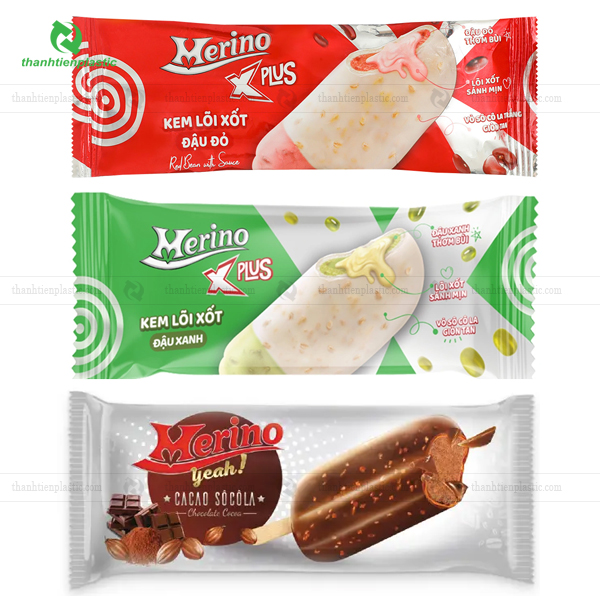 Bao bì kem cây Merino thiết kế in ấn đẹp