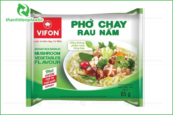 Bao bì phở ăn liền Vifon chay