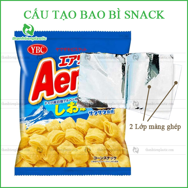 Cấu tạo màng ghép bao bì đựng bánh snack