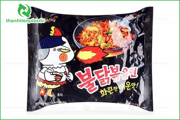 Mẫu bao bì mì ăn liền Hàn Quốc được yêu thích