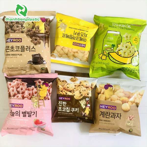 Mẫu túi bánh snack cao cấp nhập khẩu