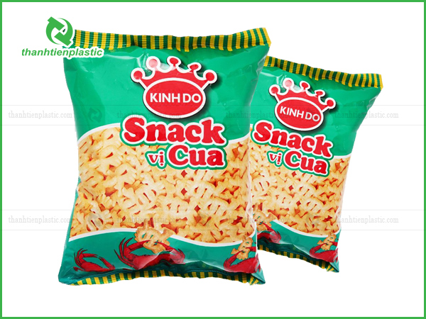 Mẫu túi bánh snack của Kinh Đô