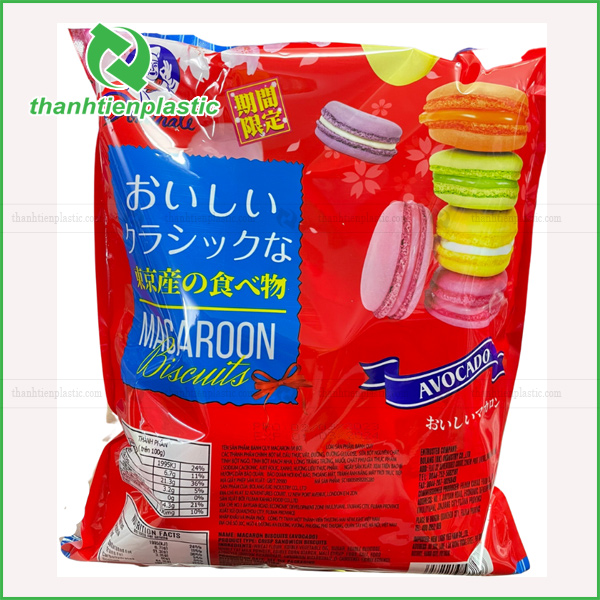 Thông tin in ấn trên bao bì đựng bánh quy