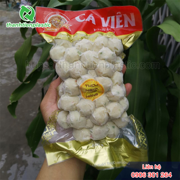 Bao bì màng ghép đóng gói cá viên