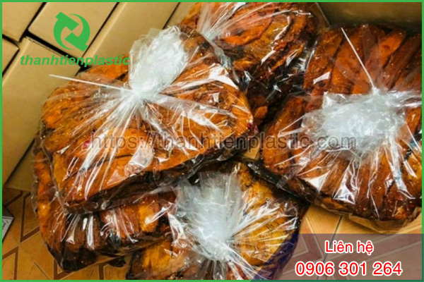 Bao bì PE đóng gói bò khô số lượng lớn