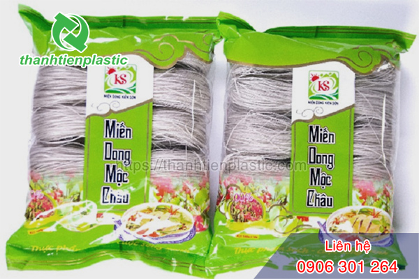 Mẫu bao bì đóng gói miến thiết kế đẹp