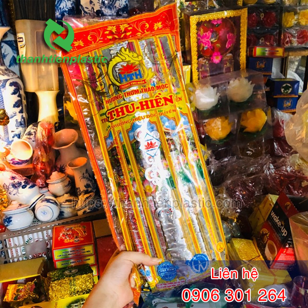 Bao bì nhang in màng ghép đẹp, ấn tượng