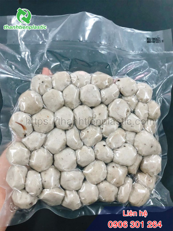 Túi PA hút chân không đựng cá viên chiên