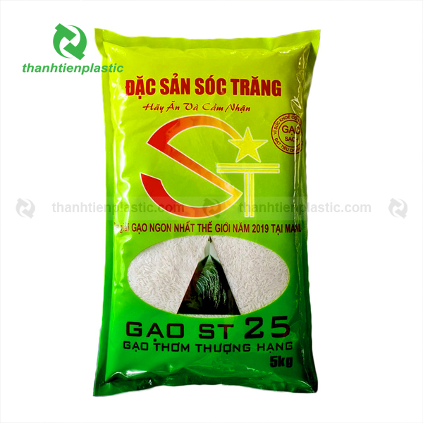 Mẫu bao bopp đựng nông sản thiết kế, in ấn đẹp
