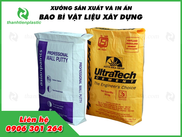 Xưởng sản xuất và in ấn bao bì xây dựng giá rẻ