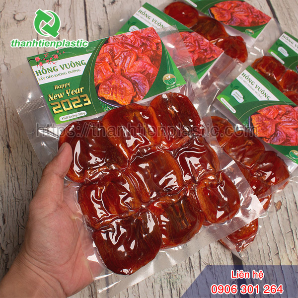 Bao bì đựng hồng sấy dẻo đa dạng kích thước