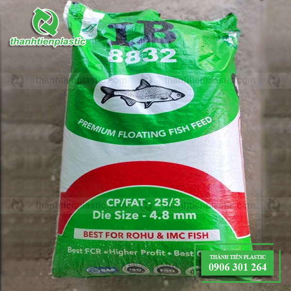 Mẫu bao bì đóng gói thức ăn thủy sản thiết kế đẹp và nổi bật