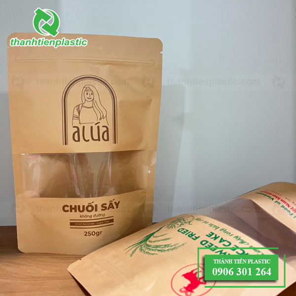 Túi zip giấy kraft
