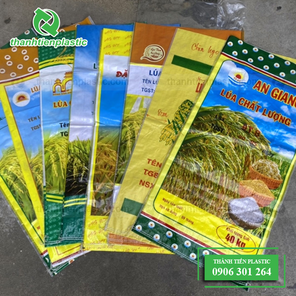 Xưởng sản xuất và in bao đựng lúa giá rẻ