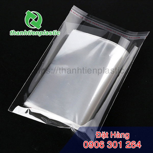 In ấn túi OPP băng keo dán miệng giá rẻ tại Hà Nội