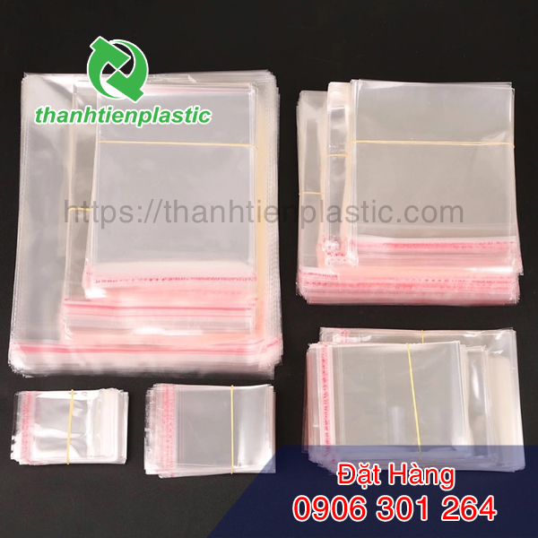 Bao bì OPP dán miệng Thành Tiến đầy đủ kích cỡ