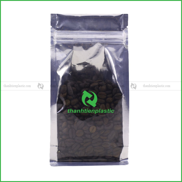 Túi zip trong 1 mặt đựng cà phê