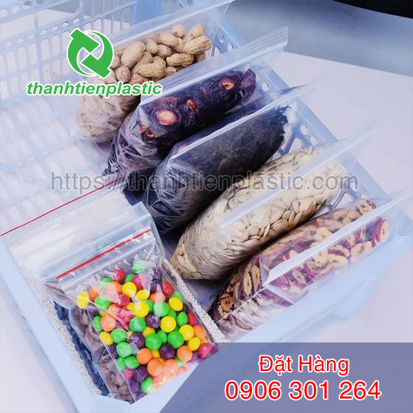 Túi zip đựng thực phẩm nhiều chủng loại