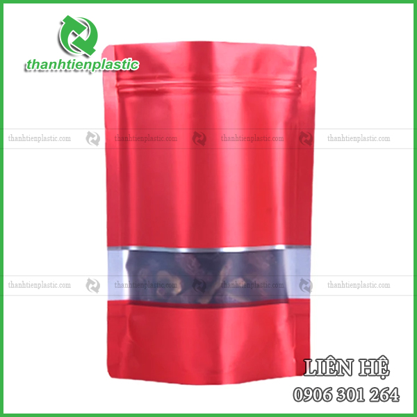 Túi zip màu đáy đứng cửa sổ tràn