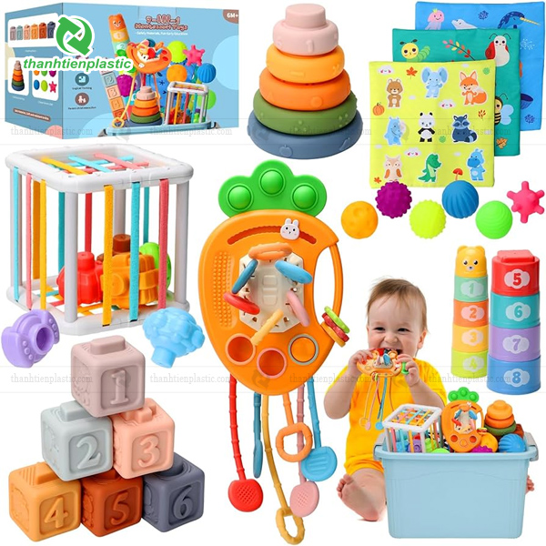 Đồ chơi trẻ em sản xuất từ nhựa nguyên sinh