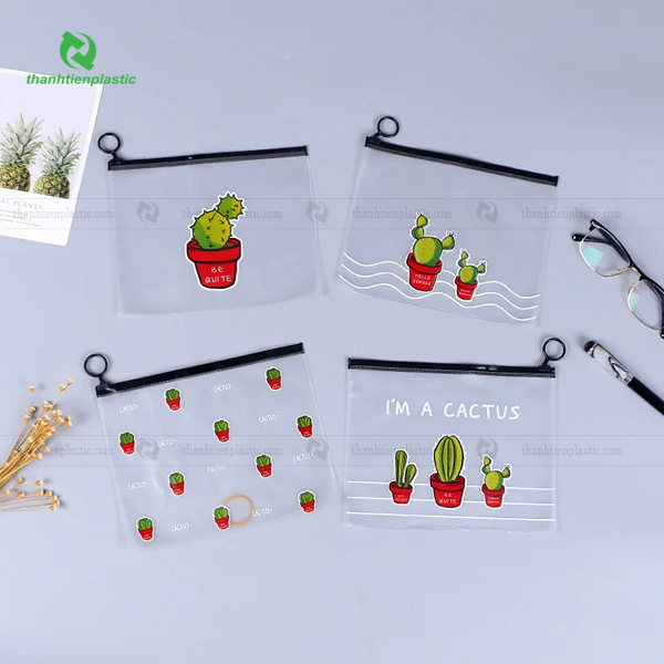 Xưởng sản xuất, in ấn túi zip đựng bút giá rẻ