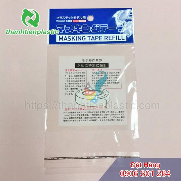 Túi bóng OPP màng ngọc dán miệng in logo
