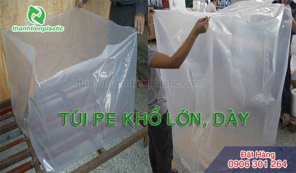 Túi PE khổ lớn, dày và rất bền