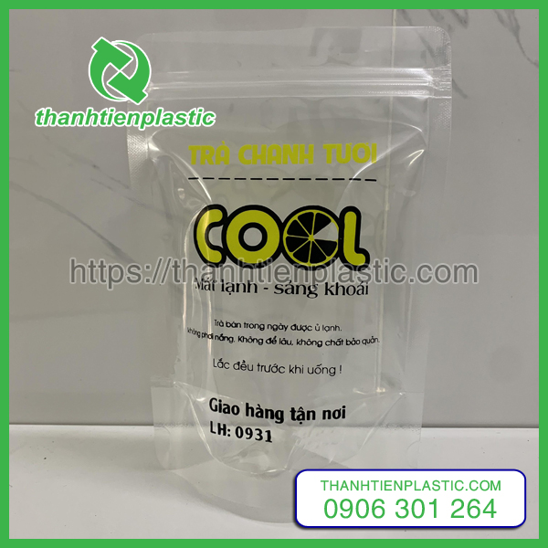 Túi zipper trong suốt