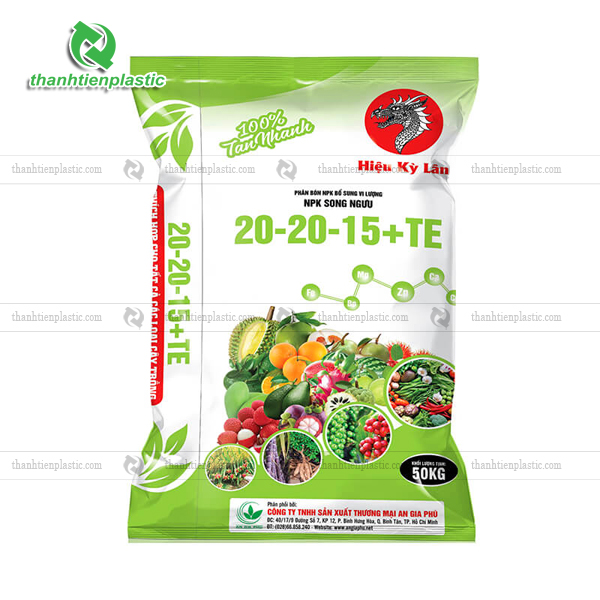 Bao bì giúp đòng gói bảo quản phân bón