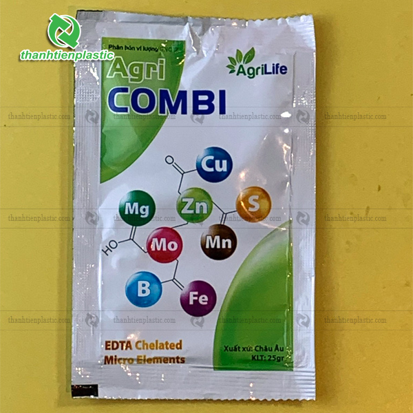 Mẫu bao bì phân bón vi lượng gói nhỏ