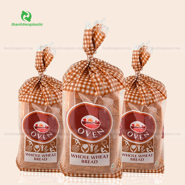 Mẫu bao bì PP đựng bánh mì in ấn đẹp