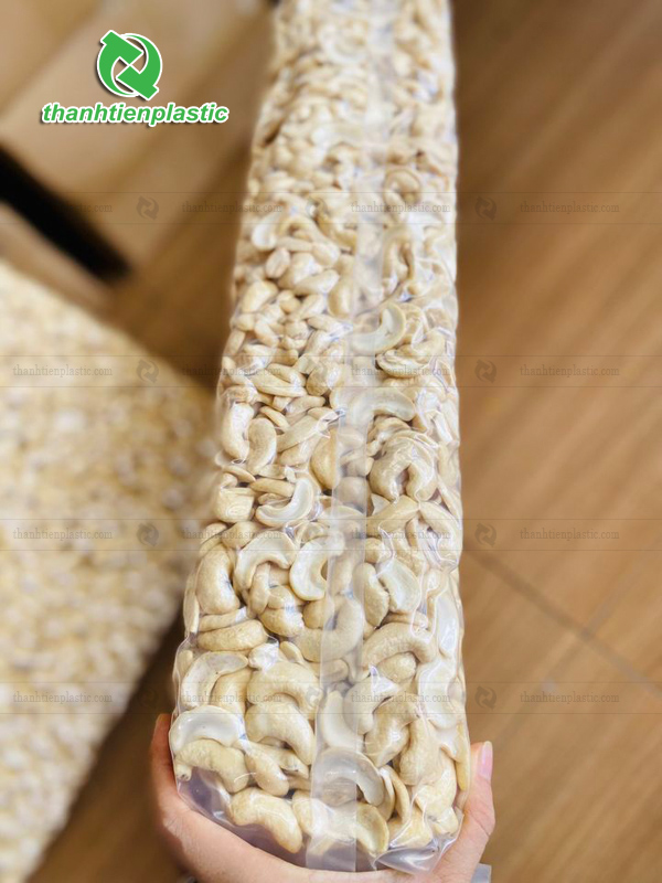 Mẫu túi PA 8 cạnh hút chân không đựng hạt điều