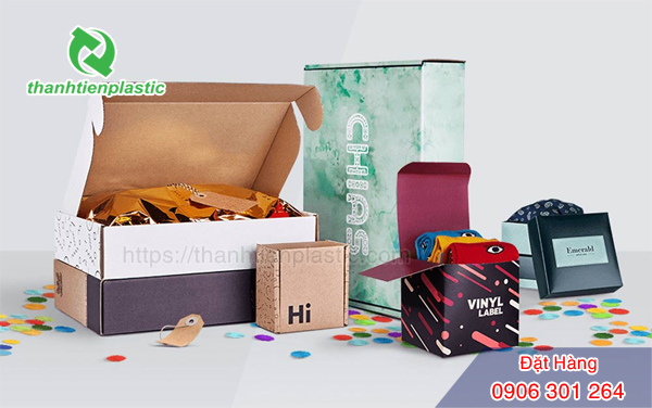 In bao bì hộp giấy đa dạng về chất liệu