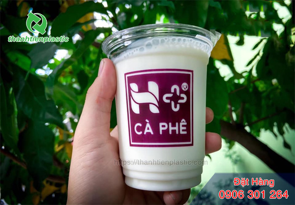In ly nhựa pet 360ml đựng cà phê