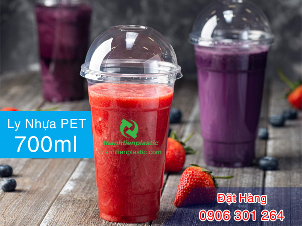 Ly nhựa PET 700ml giá rẻ, chất lượng